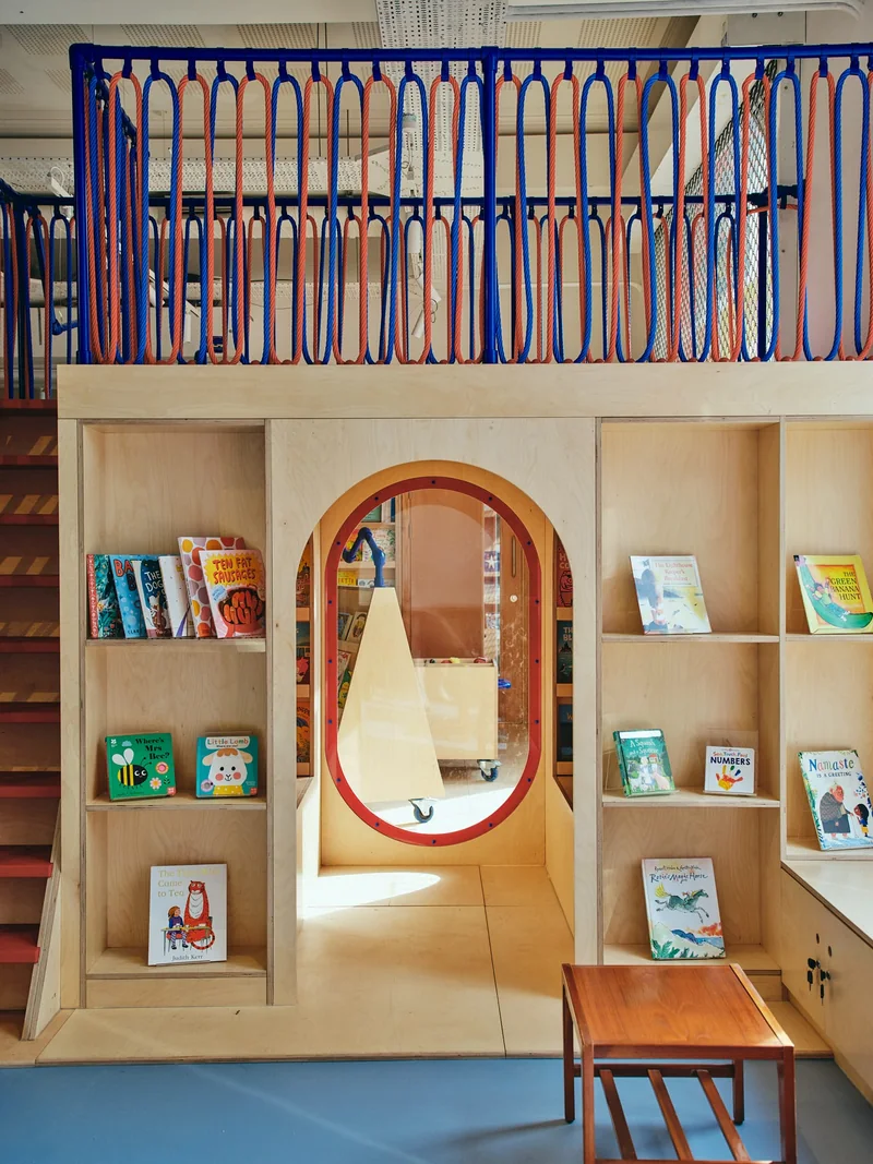 Venue: Bookshelves and a mirror inside Discover Children's Story Centre